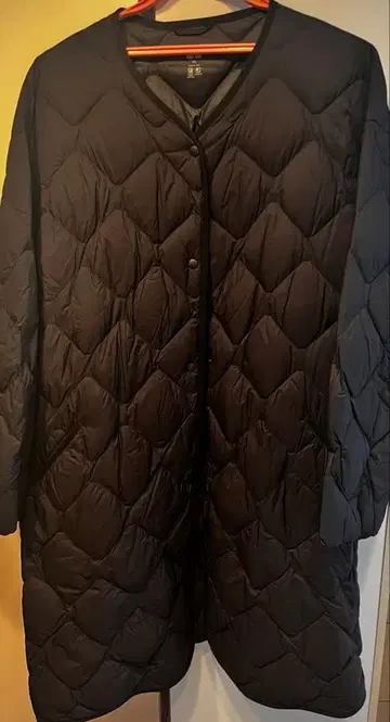 UNIQLO 울트라 라이트 다운 롱 기장 블랙 3XL 여성용