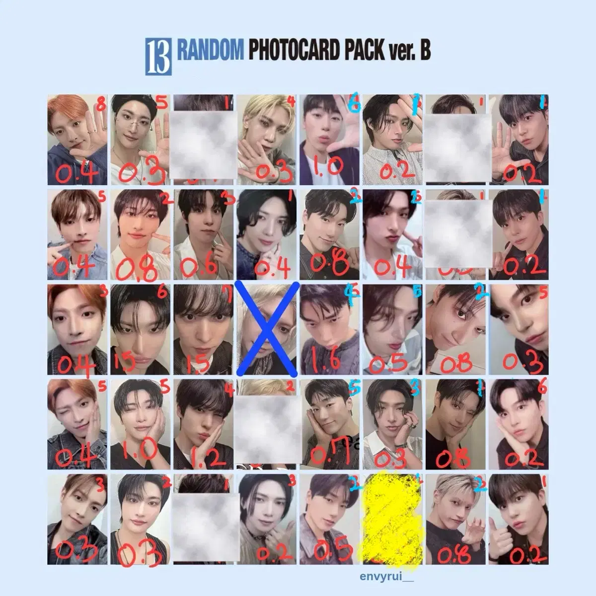 Ateez 8th Room Poca wts