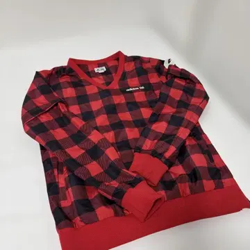 adidas 체크 무늬 점퍼 방한