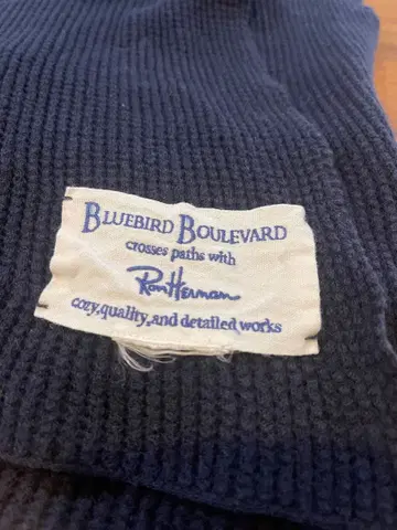 BLUEBIRD BOULEVARD 캐시미어 코튼 와플 스톨