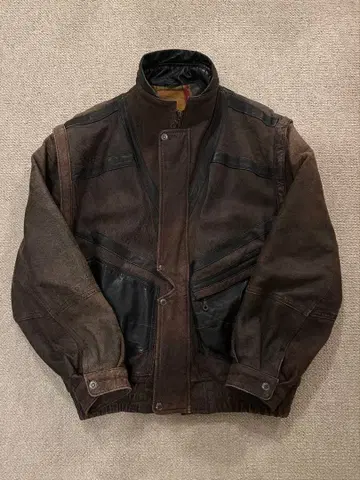 vintage leather jacket
