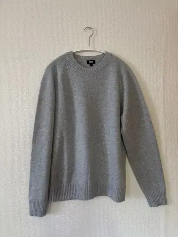 라무 크루넥 스웨터 02 LIGHT GLAY 남녀 공용 M