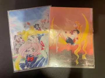 세일러문 세일러문전 미니 클리어 파일 2개 세트