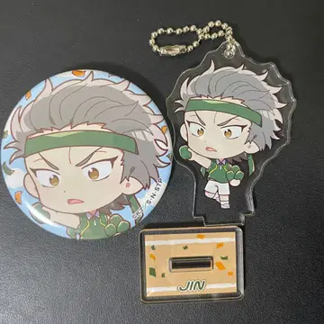 신 테니스의 왕자님 GIGO 콜라보 카페 아크릴 키링 캔뱃지 아쿠츠 진