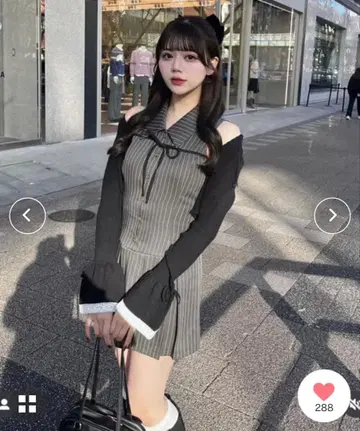 OLIVE des OLIVE 슬리브리스 셔츠 미니 원피스 새상품