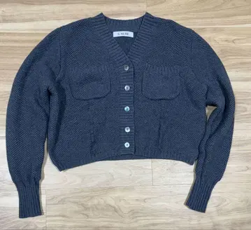 L'AUBEBLANC / 바스켓 니트 가디건