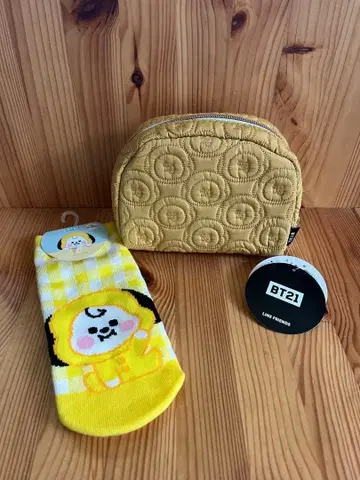 BT21 치미 세트 파우치 & 양말
