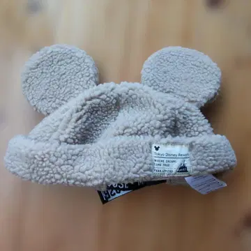 미키 베이지 보아캡 팬캡