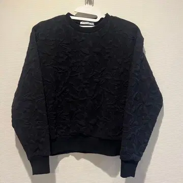 BEAUTY&YOUTH 보타니컬 자카드 풀오버