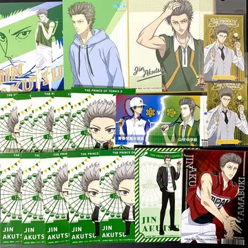 신 테니스의 왕자님 테니프리 아쿠츠 진 엽서 브로마이드 색지 스티커