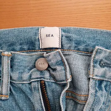 SEA 라이트 블루 스트레이트 데님