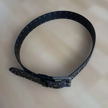 JEANASIS 라인 스터드 벨트 소가죽