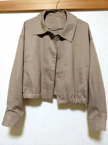 미색 자켓 커버올 E 트윌 플라이 요크 블루종