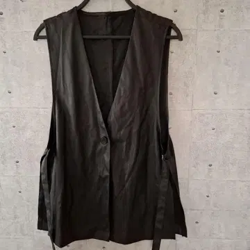 클래식 엘프 인조 가죽 베스트