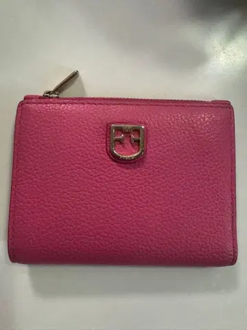 FURLA 이단 접이식 지갑 핑크