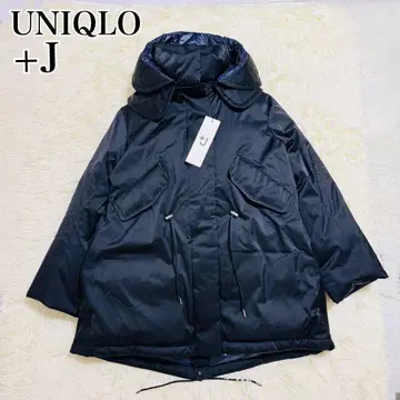 미사용 새상품 택 포함 유니클로 +J 다운 숏코트 블랙 사이즈 S