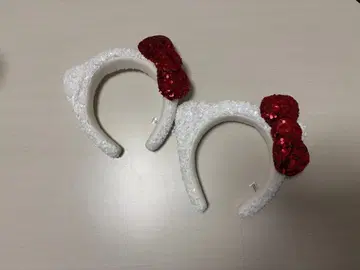 USJ 키티 스팽글 머리띠 2개 세트