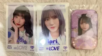 노구치 이오리 고양이 캔뱃지 미니 사진 2장 묶음 판매