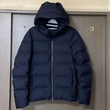 UNIQLO 심리스 다운 자켓 다운 파카 S 네이비