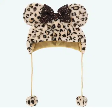 디즈니 레오파드 무늬 팬 캡