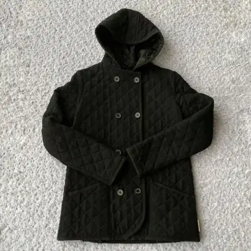 트래디셔널 웨더웨어 퀼팅 아우터 블랙 블랙