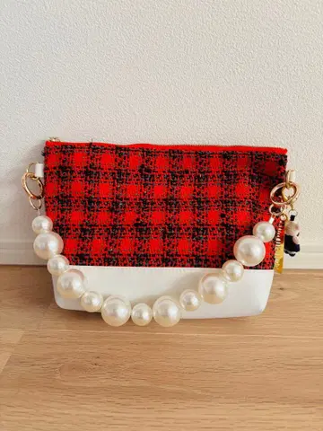 familiar x Charmant Sac 파우치 곰돌이 참 포함