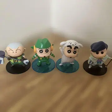 짱구는 못말려(크레용 신짱) 액션 피규어 4체 세트