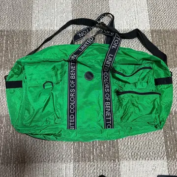 BENETTON 그린 보스턴 백