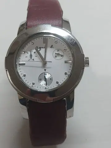 에네스베 트리플 달력 쿼츠 화이트