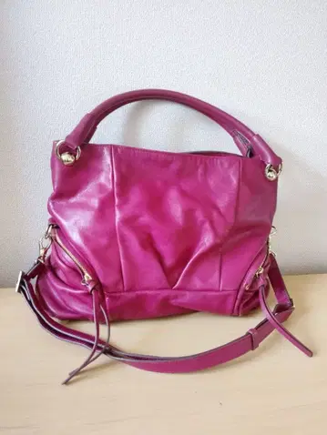 사자비 핑크 핸드백/숄더백