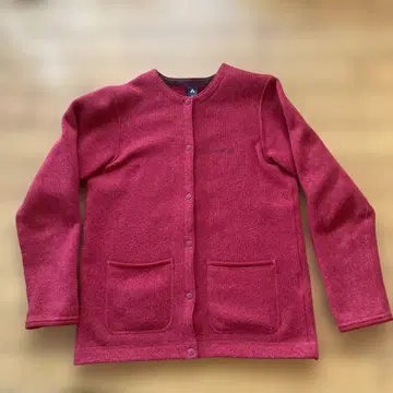 mont-bell 빨간색 가디건 S 사이즈