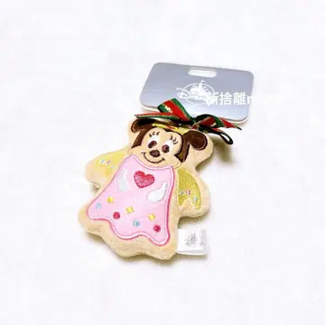 미니 디즈니 스토어 크리스마스 쿠키 봉제 인형 키링 키체인