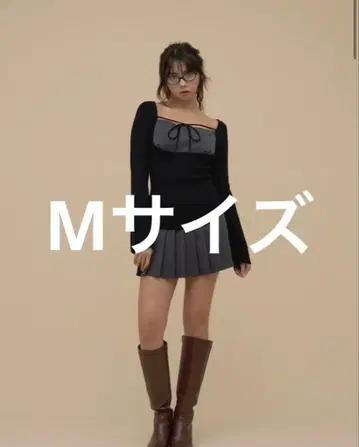 andmary Gisele 니트 세트업 그레이 M 사이즈