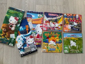 지역 한정판 헬로키티 타월 묶음 판매