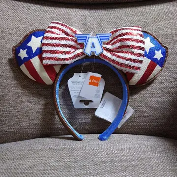 [일본 미발매] 홍콩 MARVEL 마블 캡틴 아메리카 머리띠