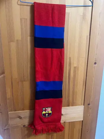 현지 구매 FC 바르셀로나 머플러 타월 메시 호나우지뉴