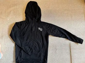 VANQUISH 블랙 후드티 M