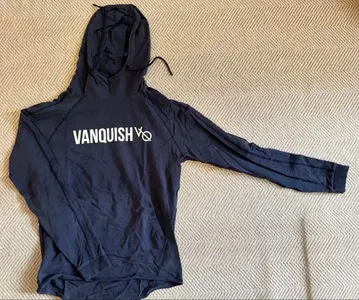 VANQUISH 후드 부착 후드티 M 네이비