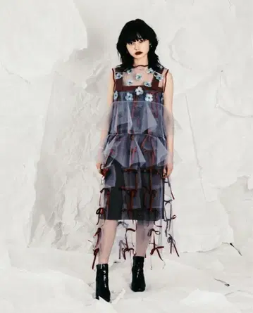 tsuyoshi yao tokyo 상의 튤 베스트