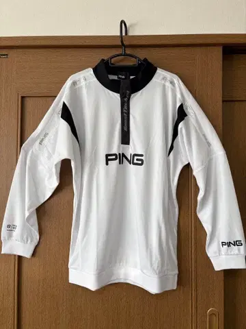 [ 새상품 ] PING 애들름 뉴저지 하이넥 셔츠 LL