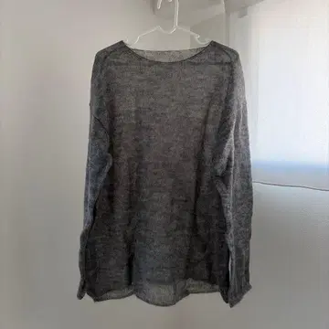 spick & span 루즈 모헤어 MIX 보트넥 니트