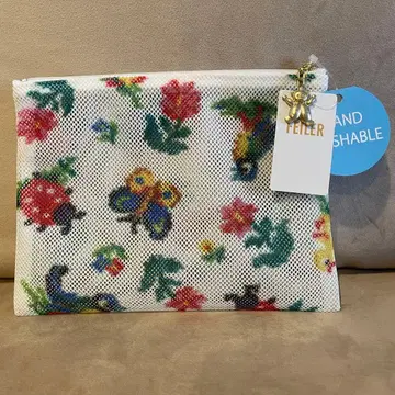 새상품 FEILER 페이러 하이디 메쉬 파우치 M HEMP-241334