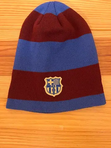현지 구매 FC 바르셀로나 니트 모자 비니 메시 호나우지뉴