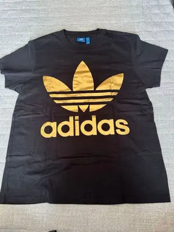 adidas BIG TREFOIL TEE M 블랙 골드