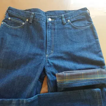 다크 블루 스트레이트 레그 데님