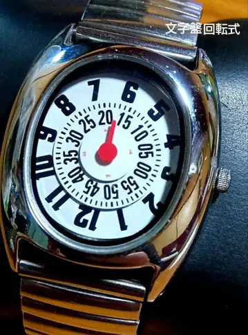 다이얼 회전식 남성용 손목시계 작동품