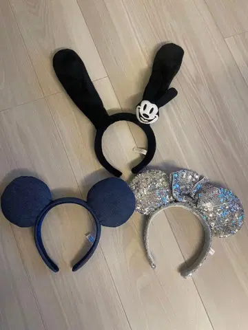 디즈니 머리띠 세트 3개