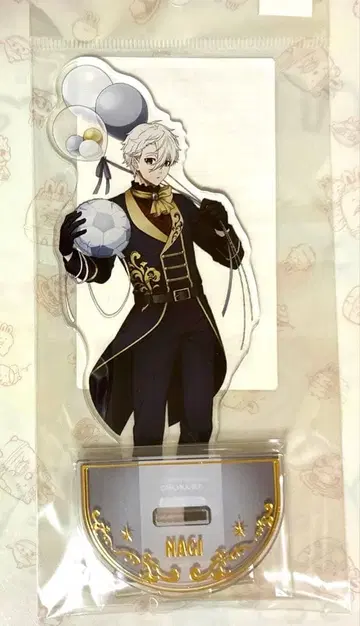 블루 록 나기 세이시로 금박 아크릴 스탠드 AGF 벌룬