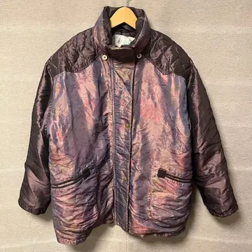 퀼팅 자켓 스키웨어 보라색