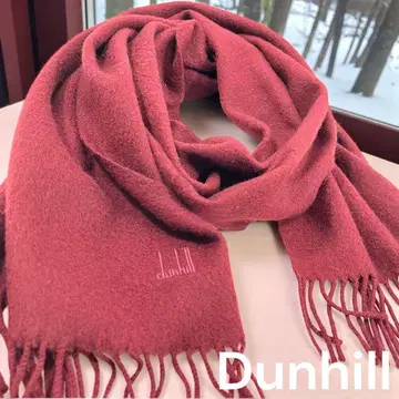 dunhill 던힐 100% 캐시미어 머플러 버건디